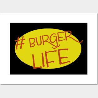 # Burger Life (Red) Posters and Art